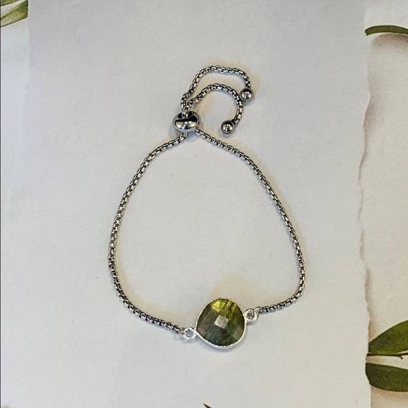 Labradorite Slider Bracelet - Picture 3 of 4